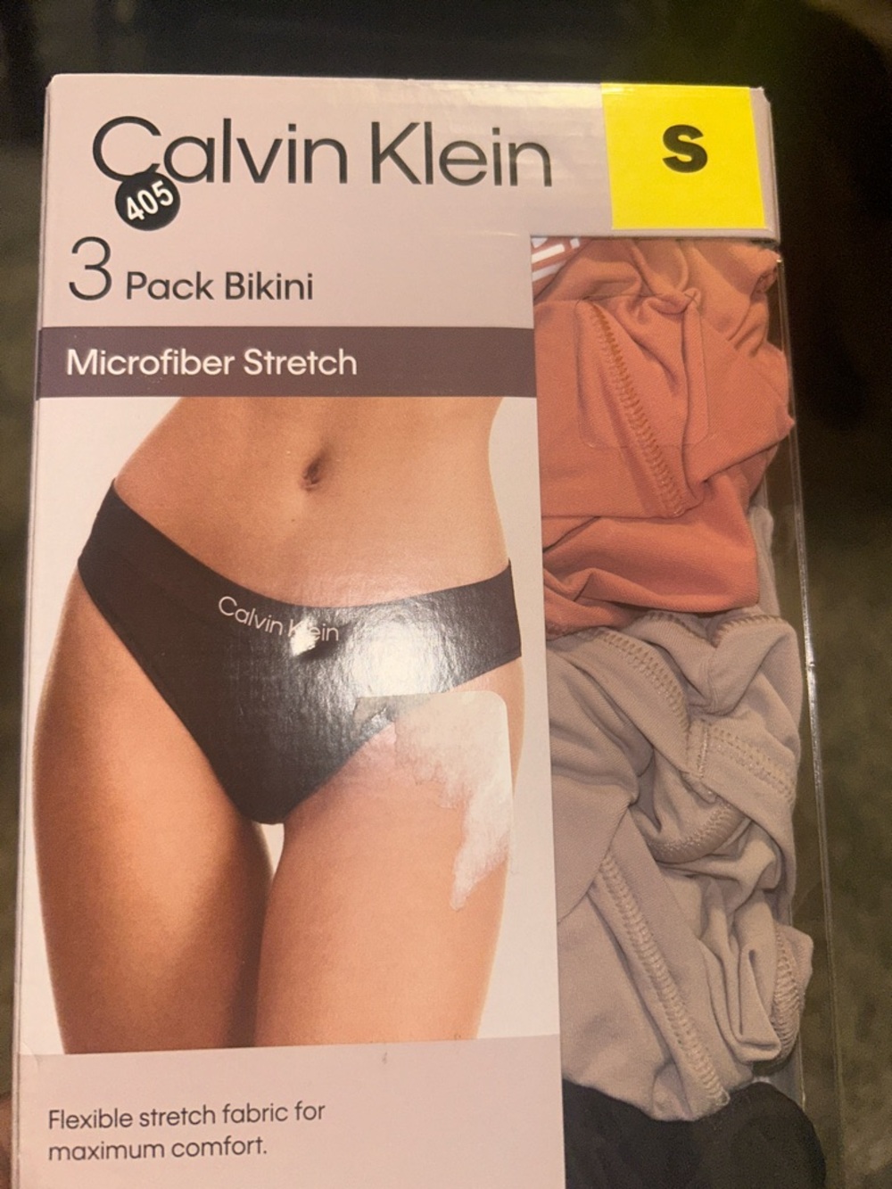 Calvin Klein 3-Pack Bikini Briefs - Black, Tan, Gray